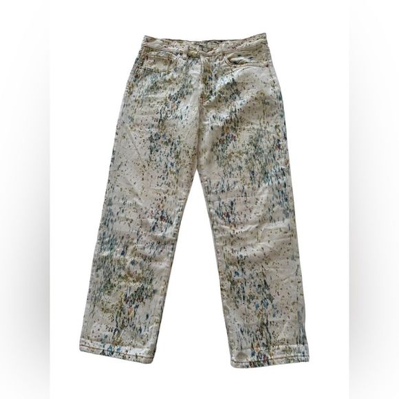 Free people universal boyfriend tie dye jeans size W 28 - Picture 2 of 9